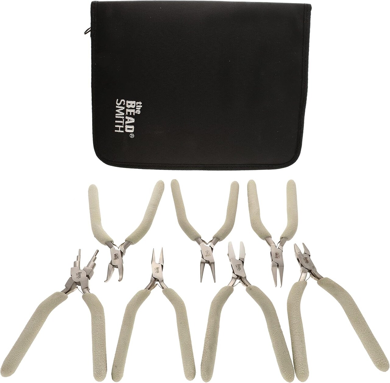 The Beadsmith Wire Tool Set - Elongated, Comfortable Handles with Double-Leaf Springs